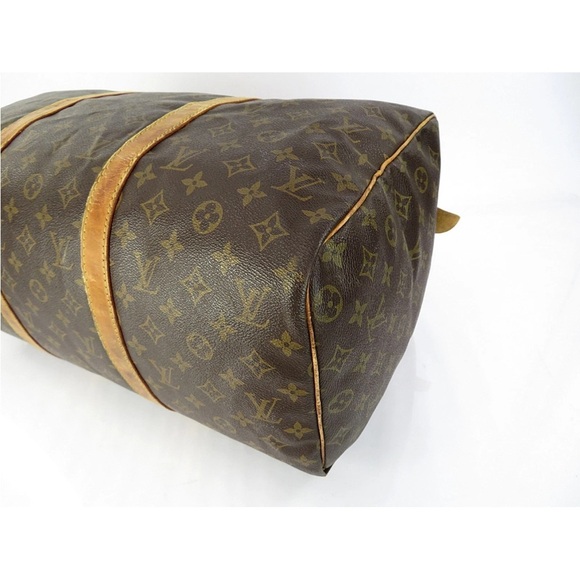Louis Vuitton Brown Monogram Duffle Tote Bag Unisex - Picture 8 of 16
